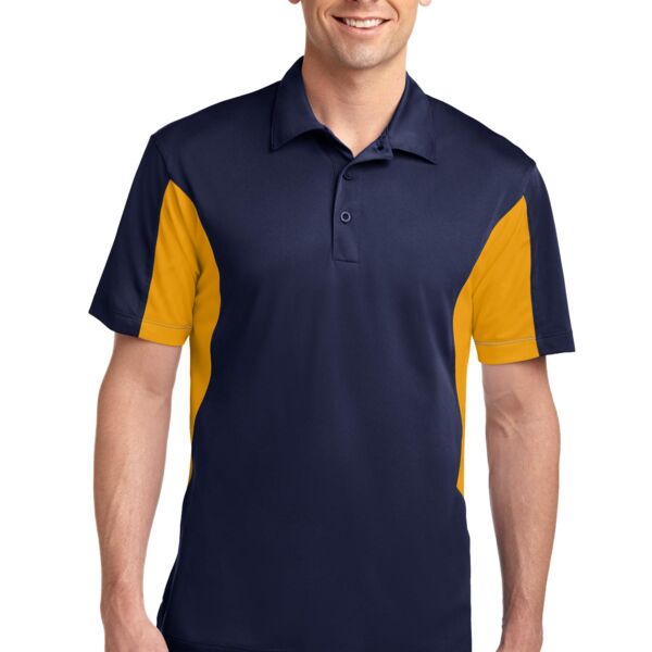 Side Blocked Micropique Sport Wick ® Polo Thumbnail