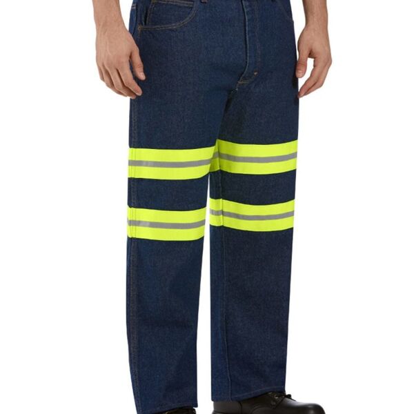 Men's Enhanced Visibility Relaxed Fit Jeans Thumbnail