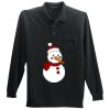 Long Sleeve Silk Touch Polo with Pocket Thumbnail