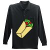 Long Sleeve Silk Touch Polo with Pocket Thumbnail