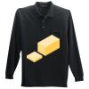Long Sleeve Silk Touch Polo with Pocket Thumbnail