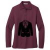 Women's Silk Touch Long Sleeve Polo Thumbnail